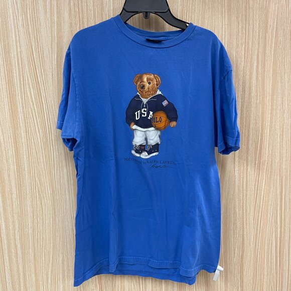 Polo by Ralph Lauren Basketball Bear T-shirt size small - Picture 1 of 4